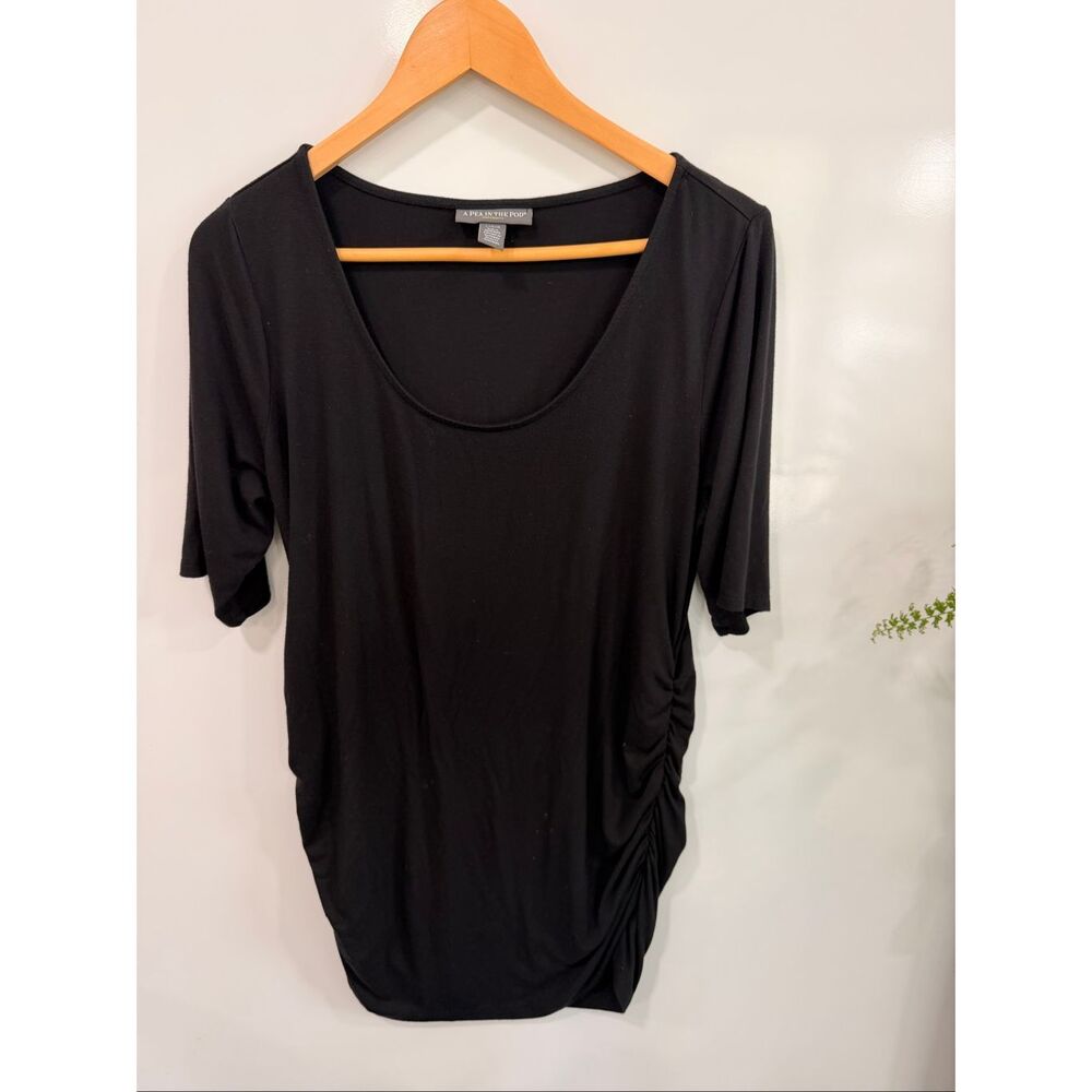 A Pea in the Pod Maternity‎ Top Black Large Modal